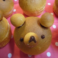 A picture of Teddy Bear Bread Makes Your Children Smile.