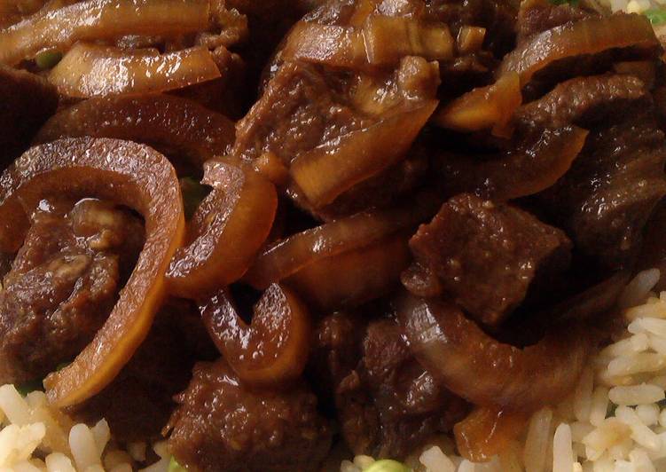 Recipe of Speedy Vickys Slow-Cooker Mongolian-Style Beef, GF DF EF SF NF