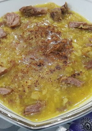 عکسی از دستور سوپ گوشت