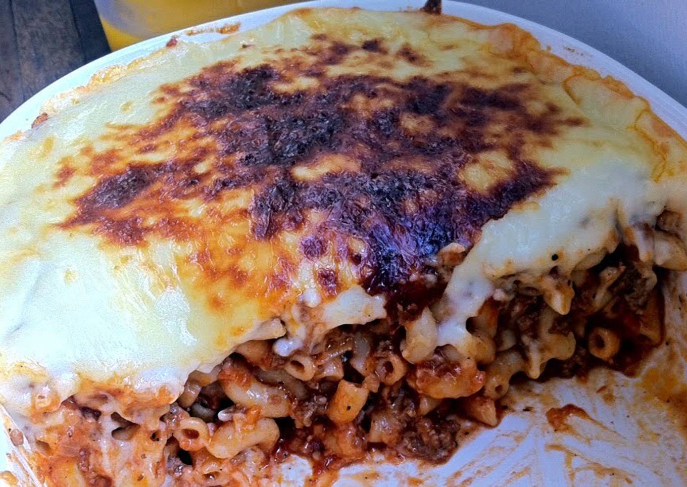 Meaty Baked Macaroni