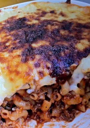 A picture of Meaty Baked Macaroni.
