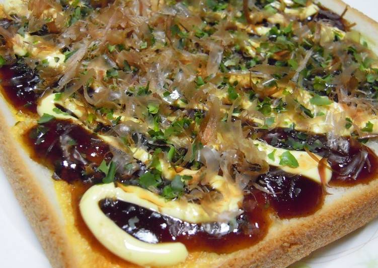 Simple Way to Cook Yummy Okonomiyaki-style Toast