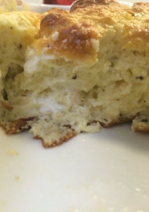 A picture of Goat Cheese Soufflé.