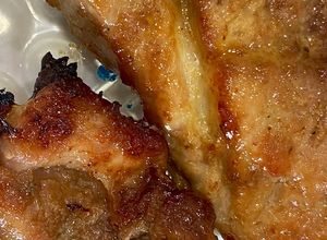 Hình của món Thịt nạc vai nướng ngũ vị.