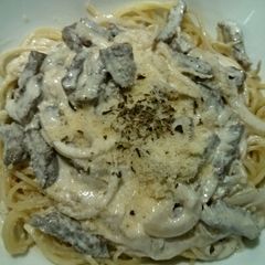 A picture of Strogonoff vermicelli.