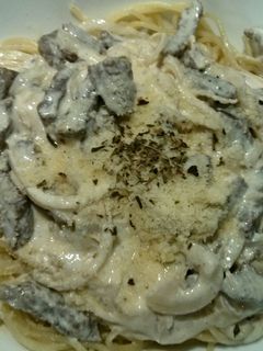 A picture of Strogonoff vermicelli.