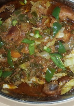 A picture of Chicken stew.
