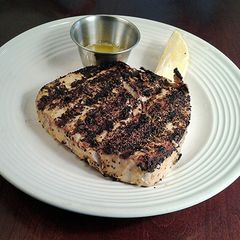 A picture of Blackened Tuna Steaks ( Or any firm fish steak or fillet ).