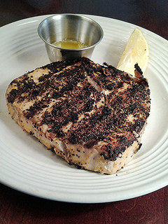 A picture of Blackened Tuna Steaks ( Or any firm fish steak or fillet ).