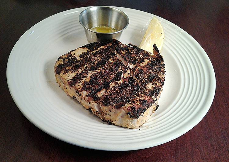 Simple Way to Prepare Speedy Blackened Tuna Steaks ( Or any firm fish steak or fillet )