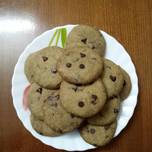 Eggless choclate chips cookies