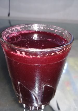 A picture of Beetroot juice.