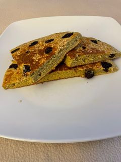 Una foto de Pan dulce de plátano y avena