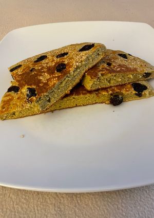 Una foto de Pan dulce de plátano y avena
