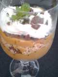 Peppermint Crisp Tart in a Glass