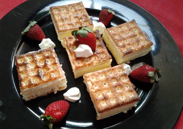 How to Make Award-winning Ladybirds Lattice Cheese Cake Slice .