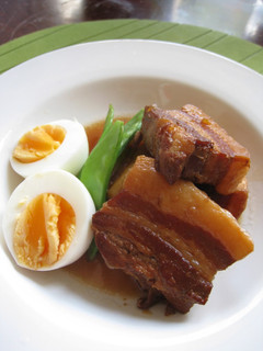 A picture of Amazing Yuzu Aroma! Stewed Pork Chunks with Yuzu Tea.