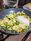Courgette, Lemon & Burrata Salad