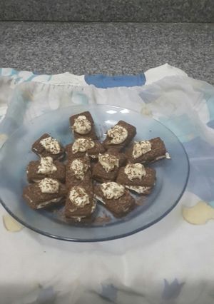 Una foto de Sandwichitos de mini chocolinas y crema