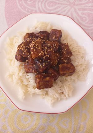 Una foto de Tofu Bowl en Air Fryer