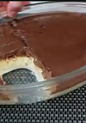 صورة لوصفة حلى سهلة وبسيطة بثلاث طبقات في 5 دقائق