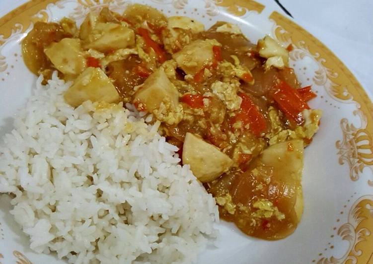 Nasi siram seblak