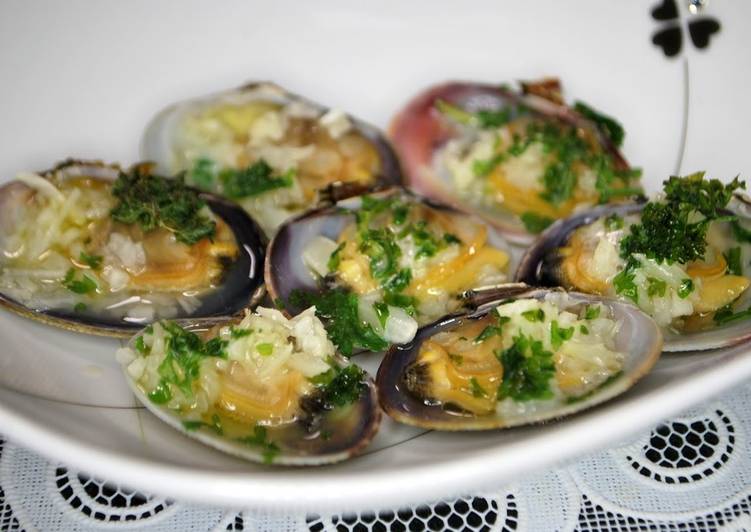 Sublime Baked Manila Clams with Garlic Butter