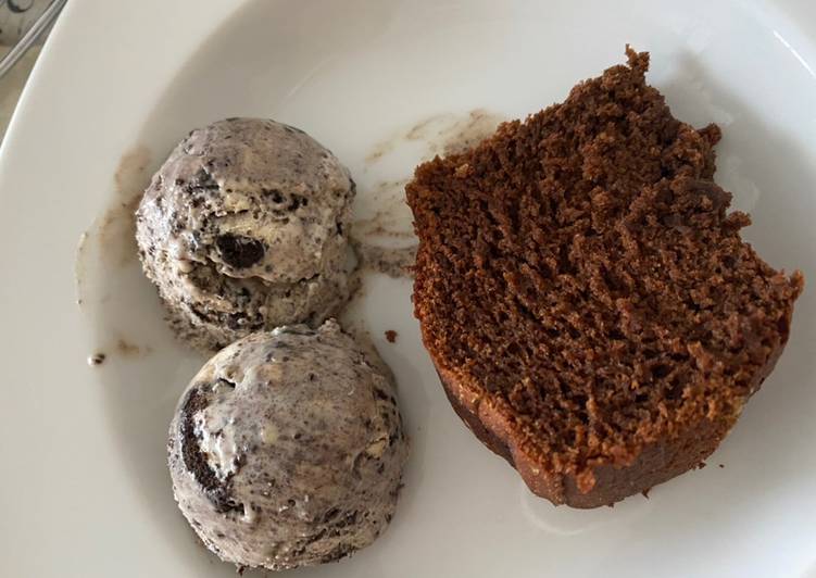 Bizcocho de naranja y cacao