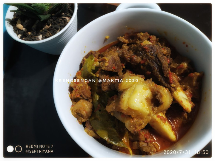 Resep Krengsengan daging kambing Anti Gagal