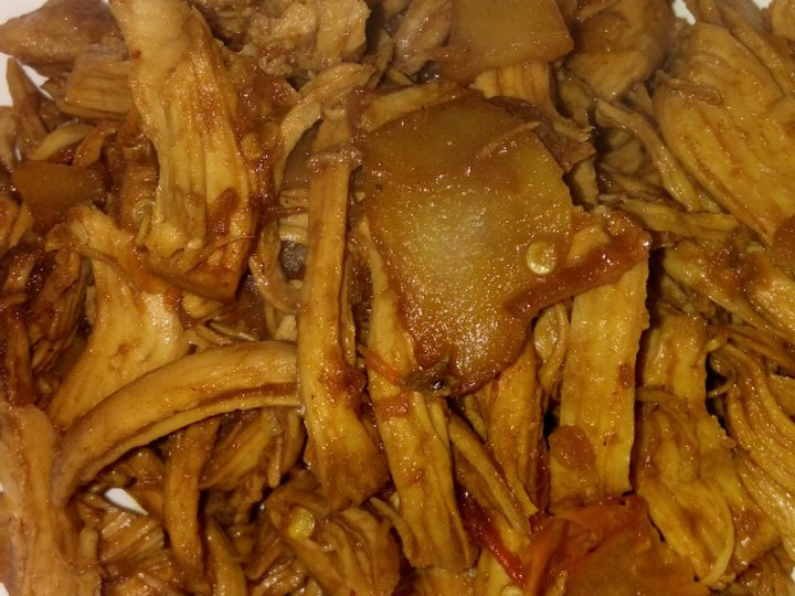 Resep Ayam Suwir pedas manis(part 1) yang Lezat