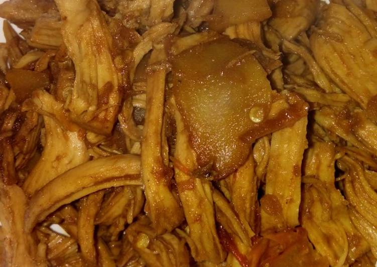 Resep Ayam Suwir pedas manis(part 1) yang Lezat