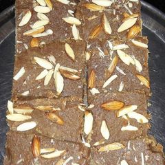 A picture of Wheat flour barfi.