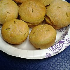 A picture of Meatfilled muffins.