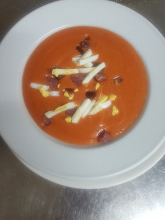 Una foto de Salmorejo
