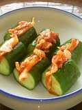 Oi-sobagi with Cucumbers & Kimchi