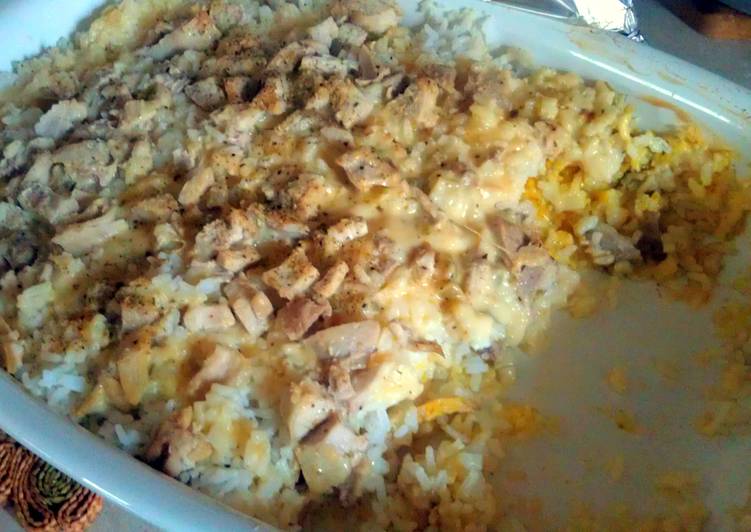 Recipe of Quick chicken and rice casserole