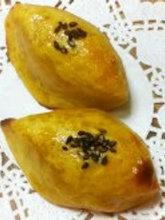 A picture of Easy Sweet Potato Snacks in a Toaster Oven.
