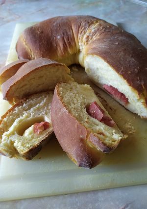 Una foto de Rosca rellena