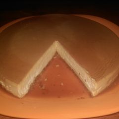 A picture of Cheese Flan.