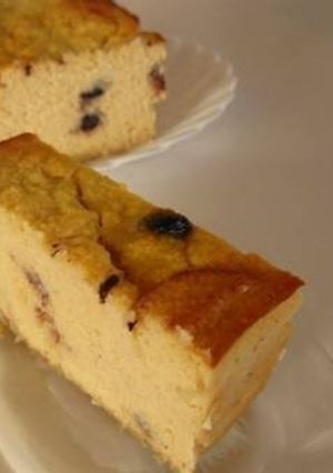 A picture of A Rich Cheesecake with Okara and Yogurt.