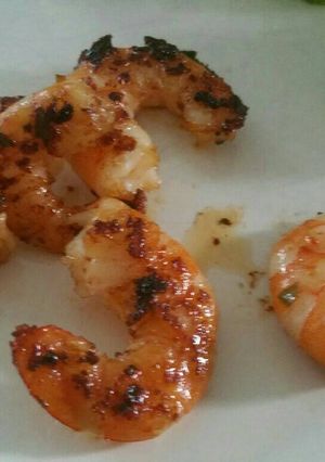 Une photo de Crevettes au pastis