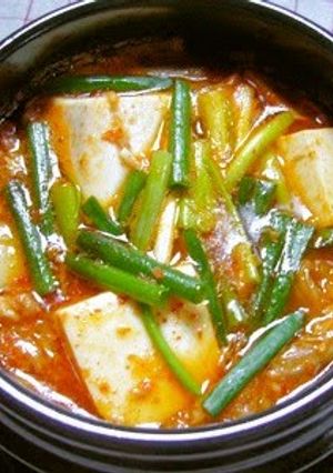 A picture of Kimchi Jjigae for One.