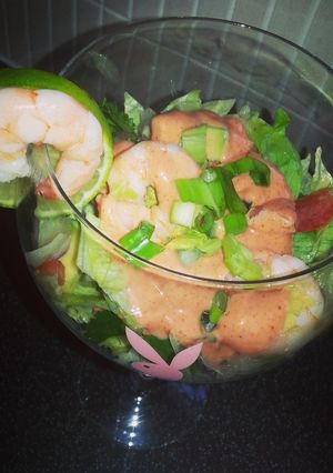 A picture of Shrimp cocktail!.