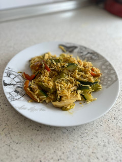 Foto principal de Arroz basmati con verduras salteadas
