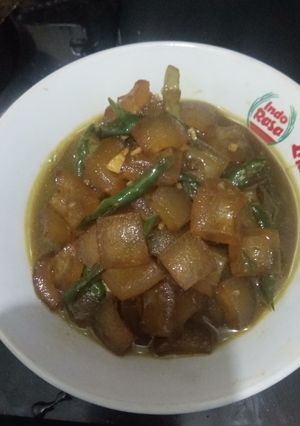 Foto resep Oseng Kikil Cabe Ijo