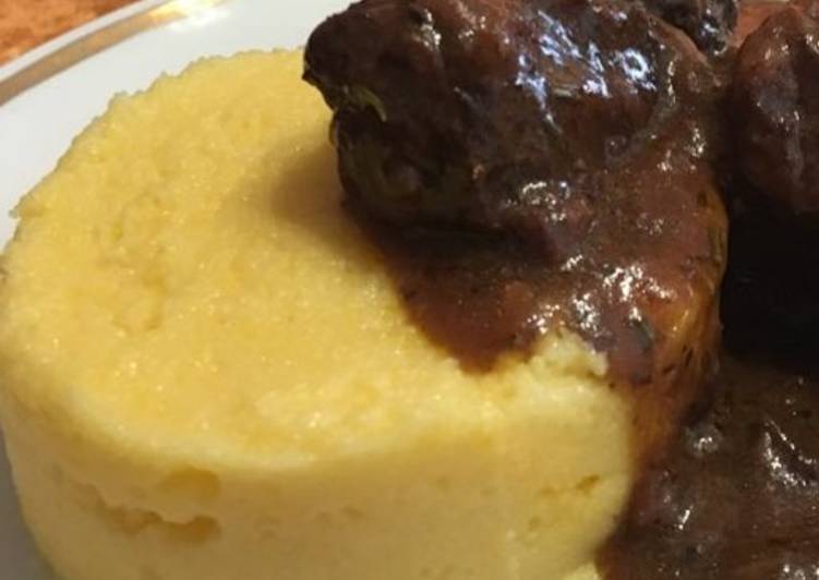 Easiest Way to Prepare Quick Creamy polenta (yellow pap)