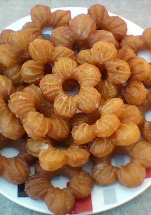 صورة لوصفة زلابية بالطابع