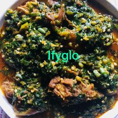 A picture of Okro soup.