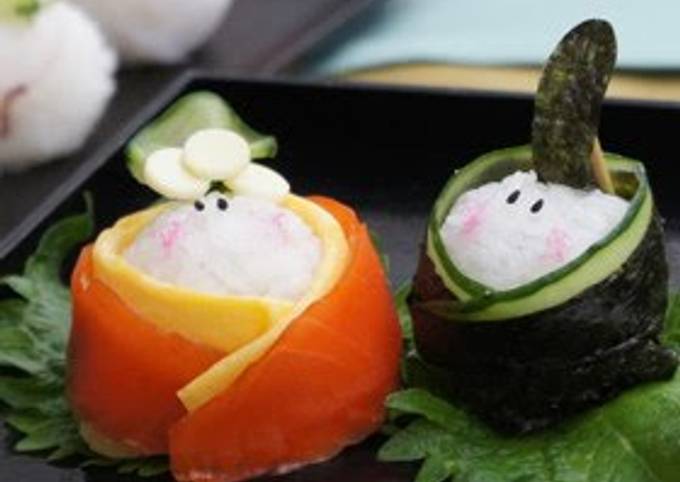For Hinamatsuri (Doll Festival): Perfectly Round Temari Sushi #1