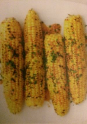 A picture of Grilled Corn With Steakhouse Butter.
